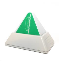 Status Beacon PD2100 GA 230vAC 6:WHITE IP55 w/Bulb E14 15W w/GA symbol v=+/-10%